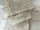 Authentic Aurographed  Stamped And Watermarked Manuscript Document From 1700s