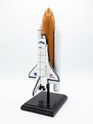 Mastercraft Nasa Space Shuttle   Rocket Boosters Mahogany Wooden Model Over 12 