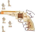 Rokr Wooden Gun Model Mechanical 3d Wooden Puzzle Diy Building Kit Boy Teen Gift