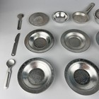 1981 Vintage Ussr Children s Toy Kitchen Set Dishes Aluminium Cookware In Box
