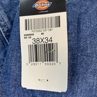 Dickies Blue Denim Bib Overalls 83294nb Traditional Fit Men   s 38x34 Nwt