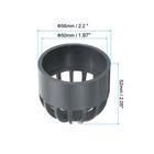 2pcs 50mm Id Atrium Drain Grate Cover Round Outdoor Upvc Sewer Pipe Fitting Gray