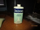 Vintage Dr  Lyon s Tooth Powder 4 Oz  J w  Lyon  D d s  Tin 5-1 2  Tall