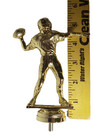Action Football  Quarterback Trophy Top  Pose Figure 5 5  High  Gold Plastic