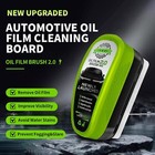Automotive Oil Film Cleaning Brush Reusable Car Glass Cleaning Board Remover 