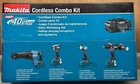 Makita Gt401m1d1 40v Max Xgt Brushless Cordless 4   pc  Combo Kit  2 5ah 4 0ah 