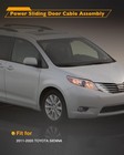 Rear Left   Right Sliding Door Cables W o Motor For Toyota Sienna 85016-08010