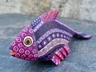 Fish  Oaxacan Wood Carving  Alebrije  Mexican Folk Art  Marine  Oaxaca Mexico