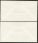 1968  486-487 Armistice-mccrae Fdcs Blocks Middlesex Stamp Circle Cachets Ottawa