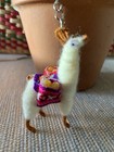 Peruvian Llama Keychain Handmade