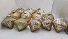 New Kugel Set Of 12 Vintage Christmas Ornaments In Gold