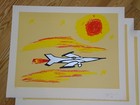 Muhammad Ali  Silkscreen Print Under The Sun  Hand Signed   Numbered Edition 500