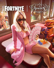 Addison Rae X Fortnite Icon Series Skin Poster