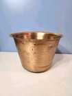Large Vtg Solid Copper Pot 8 25 x11 5   42 Oz Hammered Cauldron Pot planter