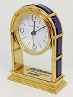 Howard Miller 645-197 Polished Brass   Sapphire 6 5    Table Clock Vintage Nos