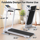 Folding Treadmill 2 5hp With Incline Running Machine Adjustable Speed For Home