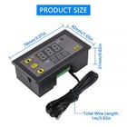 Coliao 2pcs Digital Temperature Controller W3230 Digital Led Thermostat Switc   