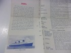 1930 s Vanguard Tours S s  Normandie French Line Cruise Ship Vintage Booklet