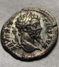 Rare Genuine Ancient Roman Coin Septimius Severus Silver Denarius Trophy Captive