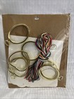 The New Berlin Co  Cross Stitch Kit Makes 6 Christmas Ornaments With Frames Nip