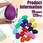 120pcs Musical Maracas Percussion Instrument  Egg Shakers Musical Instruments   