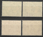 Gb Morocco Agencies 1940 Sc  89-92   Victoria   George Vi    Surchd  In Bl
