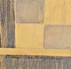 Mary Peckingham Art Print Framed Folk Kitsch Cottage Set Cat Pig Cow Set 3 Vtg