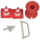 Playmobil System Construction Worker Deluxe Set No  015 Replacement Pieces Lot