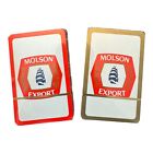 Vintage Molson Export Beer Playing Cards - Double Deck With Joker Cards