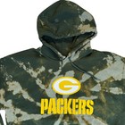 Green Bay Packers Womens Bleach Tie Dye Sweatshirt Large Hooded Nfl