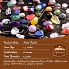 Polished Colorful Healing Crystal Stone Set  72 Pcs 0 5  Tumbled Gemstones  B   