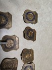 Lot Of 13 Vintage United States Post Office 1960 s Ri Postal Employee Badge