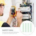  100 Pcs Security Seal Label Cable Organizers Plastic Tape Tamper Evident