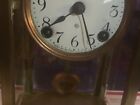 Vintage Solid Bronze Ansonia Carriage Clock Running W key