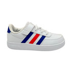 Adidas Breaknet Youth Big Boys Girls Slip-on Sneakers Size 1 5 White Multicolor