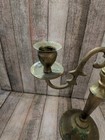 13 vintage  Solid Brass Ornate Candlestick Holder - Hollywood Regency 3 Arm