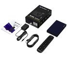 Vseebox V6  Plus Media Tv Android 14 Streaming Device W backlit Voice Remote