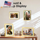 Fineknot 5x7 Picture Frame Set Of 10  Wall Or Tabletop Photo 5x7  Gold