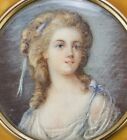 Fine Antique French Portrait Miniature Frame Of 12k Gold  On Snuff Box  C  1870