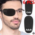 6pcs Eye Patch For Glasses To Treat Lazy Eye amblyopia   Strabismus Black Usa