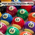 Billiard Balls Standard Set 16 Pool Table Balls 2-1 4 Inch Billiard Cue Ball    