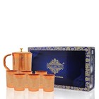 Pure Copper Drinkware Water Jug Picher 1500 Ml For 6 Glass Best Item For Gifts