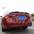 For Nissan Sentra 2020-2025 Rear Trunk Spoiler Tail Wing V Style Gloss Black Lip