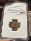      Error Coin Lot Anacs Ngc Ragged Clip Wheat Pennny 1 Of 1 Lincoln Steel Cent