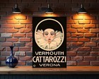 Vermouth Cattarozzi  Verona  Heavy Metal Sign - 24 x16   60x40 Cm 
