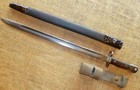 1943 Ww2 British Enfield Rifle P1907 Wilkinson Sword Bayonet Scabbard Frog Wwii
