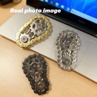 Metal Sprocket Fidget Spinner Finger Gyro Toy For Anti-stress Anxiety Relief