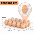 50 Pack Plastic Egg Cartons Cheap Bulk 12 Count Clear Blank Egg Containers Fo   