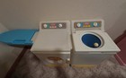 Vintage Little Tikes Child Size Toy Washer Dryer Set With Ironing Board