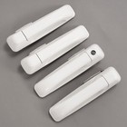 Fits Dodge Ram 1500 2009-2024  Ram 2500 2011-2025 Outside Door Handle White 4pcs